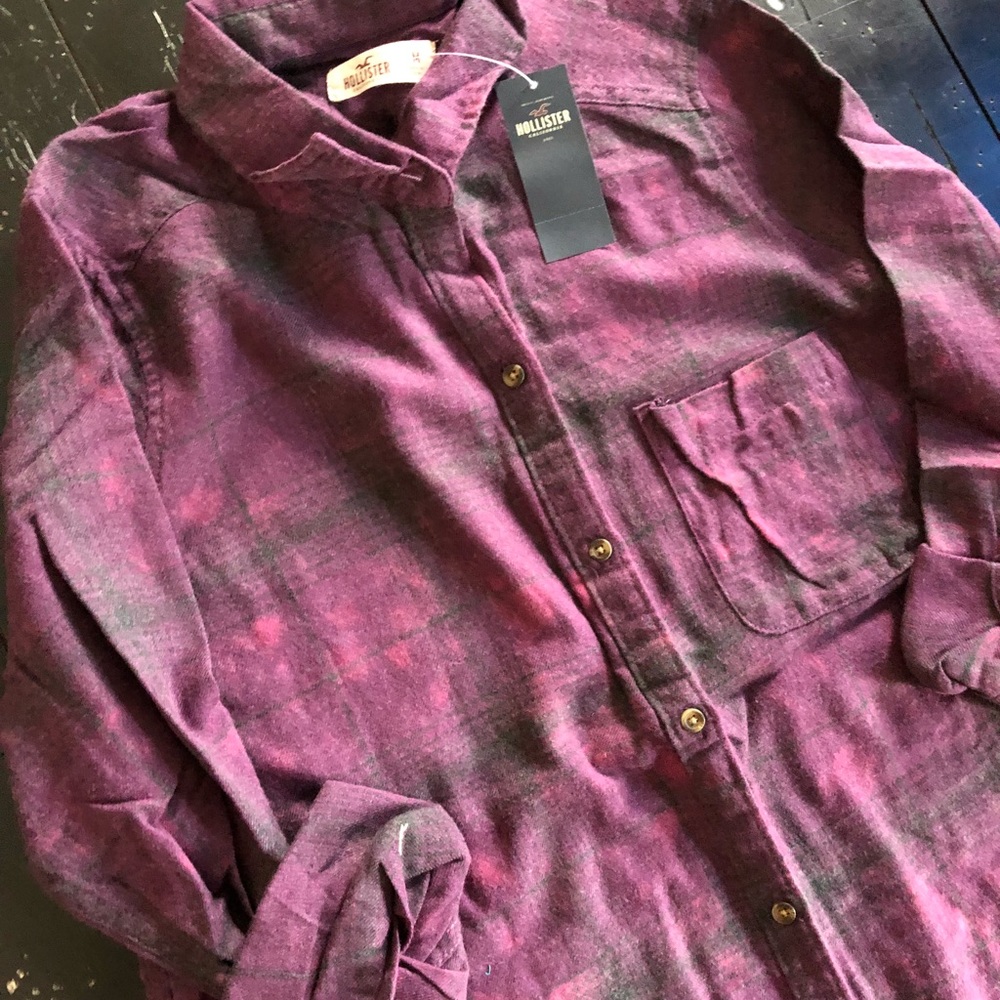 💥HOLLISTER Flannel Top